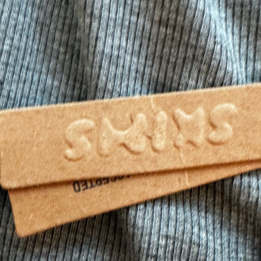 SKIMS LONG SLIP DRESS 🥰 Small in Heather Gray NWT - Picture 8 of 11